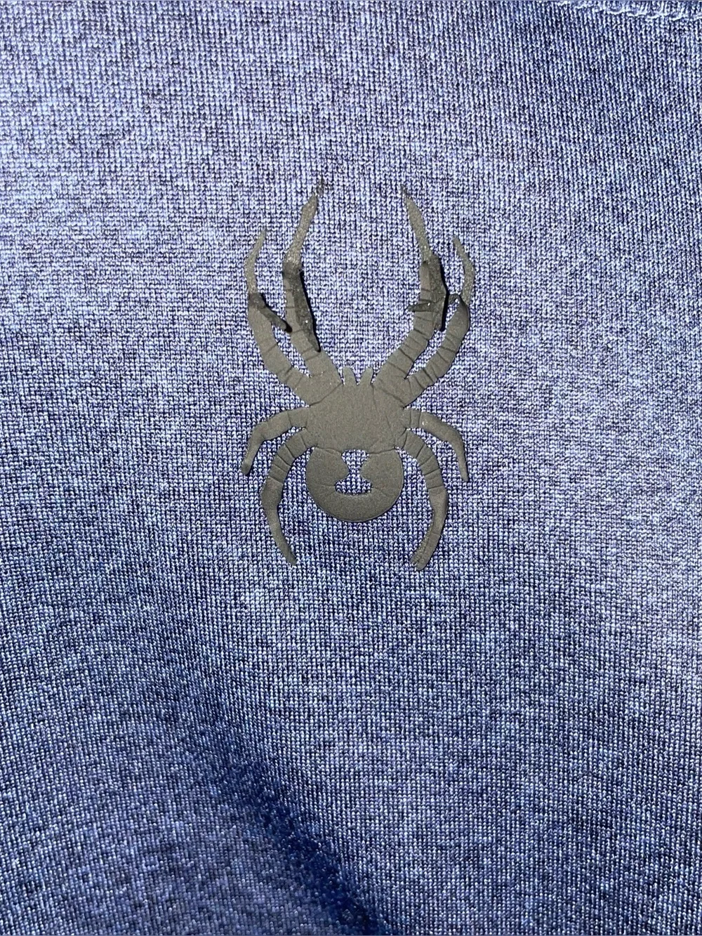 Spyder Active Heather Navy Quarter-Zip Pullover 3XL